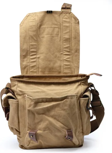 Vista 4 de Gootium Bolso bandolera de lona - Bolso bandolera pequeño vintage