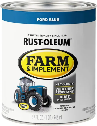 Vista 51 de Rust-Oleum Farm & Implement 280176 - Pintura esmaltada, galón, naranja (Allis Chalmers Orange)