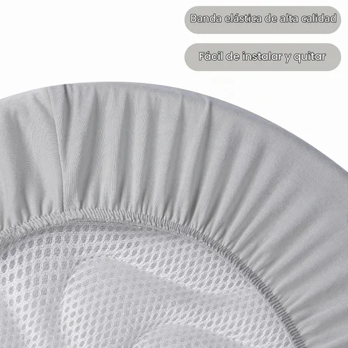 Vista 4 de TILLYOU Sábanas de moisés de bebé para niñas y niños, paquete de 2 sábanas de bebé para colchón de moisés cuadrado rectangular ovalado, 33 x 16