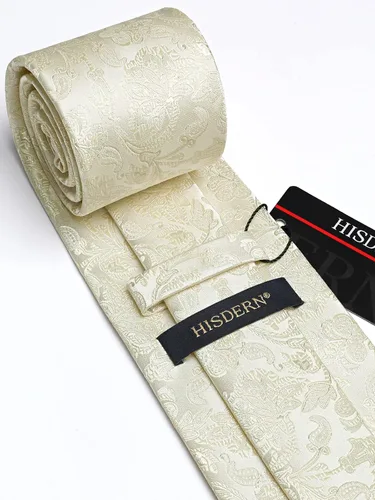 Vista 183 de Corbatas florales tejidas clásicas para hombre, corbata cuadrada de bolsillo, corbatas formales para hombres, boda con pañuelo