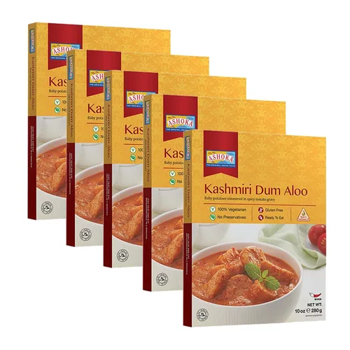 Vista 29 de Ashoka Comidas indias listas para comer desde 1930, 100% vegetariano Dal Makhani, comida india totalmente natural cocinada tradicionalmente, a base