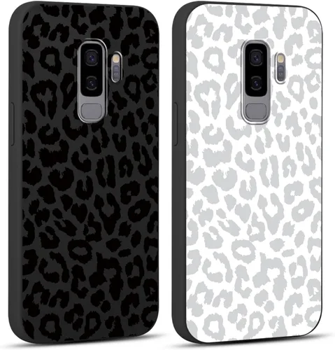 Vista 79 de Pack de 2 fundas con estampado de guepardo para Samsung Galaxy A03s 4G de 6.5", fundas de diseño de patrón de leopardo de lujo, de silicona suave