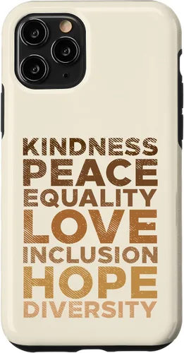 Vista 27 de iPhone 16 Kindness Peace Equality Black African Pride Melanin BLM Gift Case