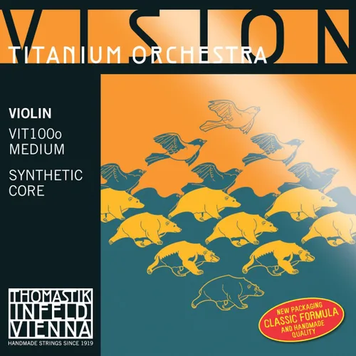 Vista 3 de Thomastik -Infeld Vision Violín Solo Titanio Solo Cuerda en D - Escala 4/4 - Nº VIT03