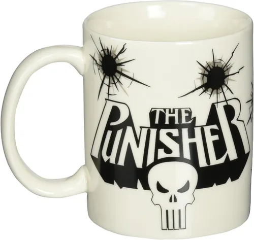Vista 2 de Zak. Designs taza de porcelana, Extreme The Punisher, Multicolor
