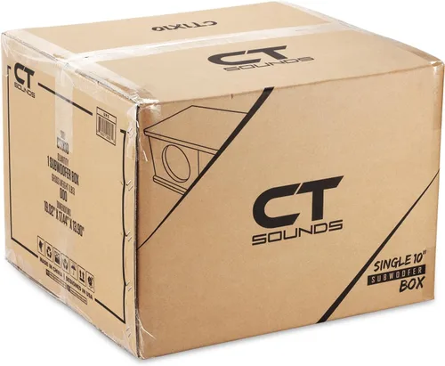 Vista 6 de CT Sounds CT1X10 - Caja de subwoofer para coche de ajuste universal con puerto de Kerf de 10 pulgadas