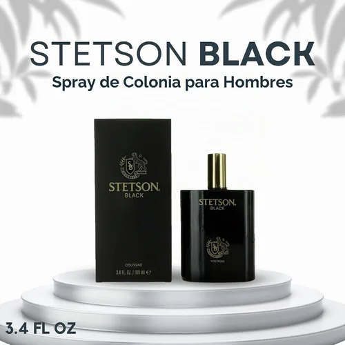 Vista 2 de Stetson Colonia negra para hombre en aerosol 3.4 onzas