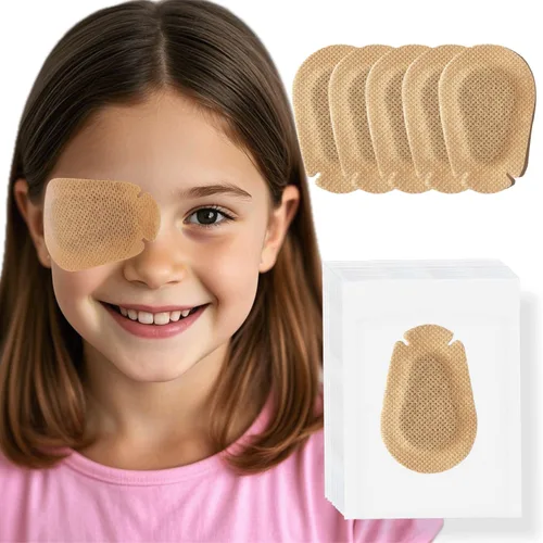 Vista 16 de Paquete de 20 parches adhesivos para los ojos para niños - Parche médico transpirable para los ojos para tratamiento de ambliopía (ojo perezoso)
