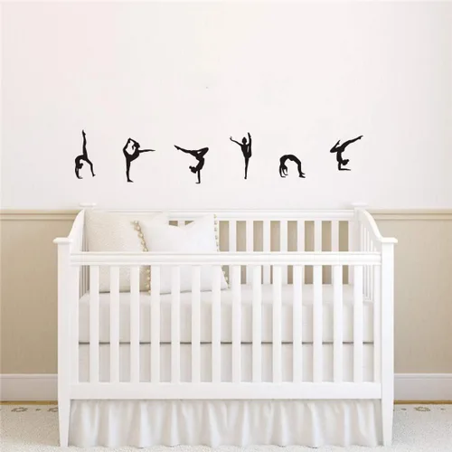 Vista 3 de Adhesivo decorativo para decoración del hogar, calcomanía de pared para Deporte Vinilo Arte Mural Pegatina Decoración del hogar Papeles de pared
