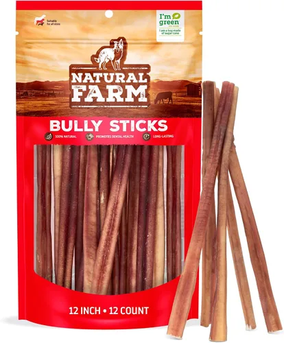 Vista 44 de Natural Farm Golosinas de colágeno trenzadas para perros (30 cm, paquete de 6), palitos de colágeno, golosinas naturales para perros, de larga