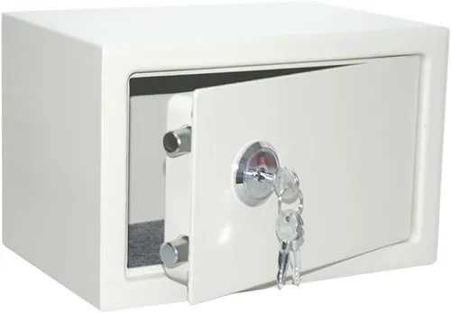 Vista 28 de Caja fuerte pequeña con llave/caja fuerte de alta seguridad/cerradura de acero segura/oficina en casa caja de almacenamiento para dinero
