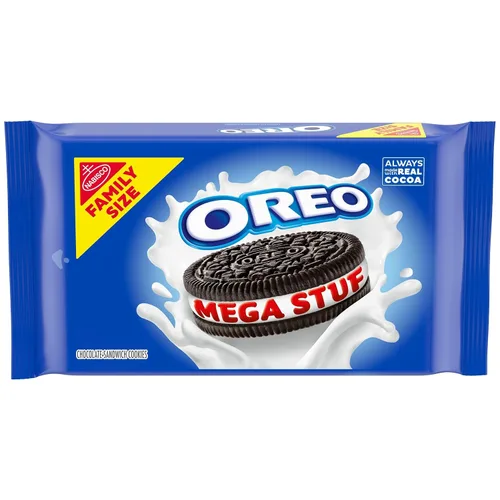 Vista 65 de OREO Galletas sándwich de chocolate, 60 paquetes de bocadillos (2 galletas por paquete) (paquete de 2)