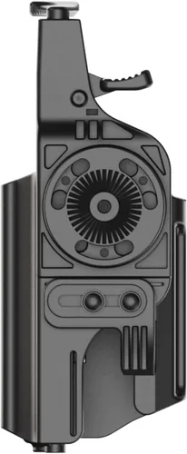 Vista 5 de Orpaz Funda con rodamiento de luz T40 – Funda táctica universal OWB, seguridad de nivel 2 y nivel 3, compatible con la mayoría de luces de pistola