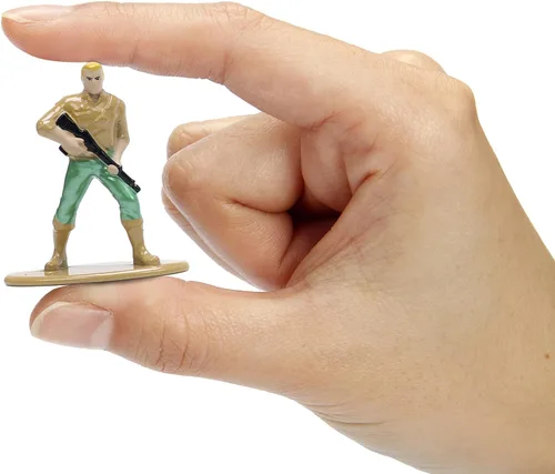 Vista 3 de Jada Toys G.I. Joe 32913 - Juego de 18 figuras fundidas a presión, juguetes para niños y adultos, 1.65 pulgadas