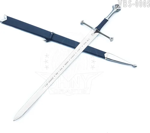 Vista 4 de Espada vikingo Legend of Zelda de Zelda de 40 pulgadas de largo, espada de acero D2 de espiga completa, edición limitada Skyward con vaina premium