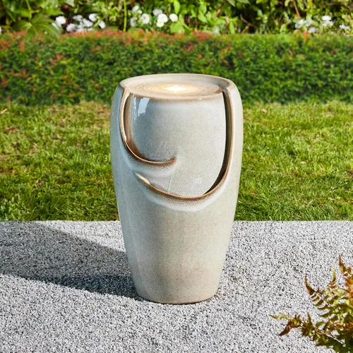 Vista 12 de Glitzhome - Fuente de agua con luz LED para exteriores