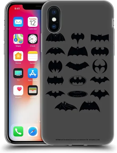 Vista 238 de Head Case Designs Funda de gel con licencia oficial de Batman DC Comics Bat Signal Logos [protección de grado militar] compatible con Apple iPhone 7