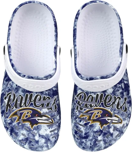 Vista 4 de FOCO NFL Womens NFL Team Logo Cloudie Garden Water Sandals Shoes Slipper Clogs with Strap