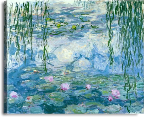 Vista 87 de A&T ARTWORK Antibes Seen from The Salis Gardens de Claude Monet Las Obras de Arte Clásico Mundial Reproducciones, Impresiones de Arte en Lienzo
