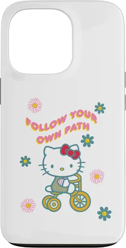 Vista 10 de iPhone 13 Pro Max Sigue tu propio camino con funda Hello Kitty