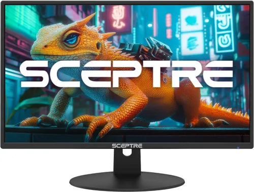 Vista 9 de Sceptre - Monitor LED delgado Prime de 24 pulgadas, 1080p 99% sRGB 2x HDMI VGA con altavoces integrados, color negro máquina