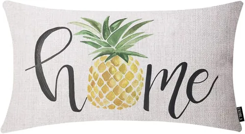 Vista 23 de EKOBLA Funda de almohada cuadrada de 12 x 20 pulgadas