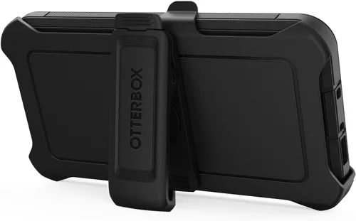 Vista 5 de OtterBox Galaxy S23 (Solo) - Funda Defender Series - Negra, Resistente y Duradera - con Protección de Puertos - Incluye Clip de Holster y Pata