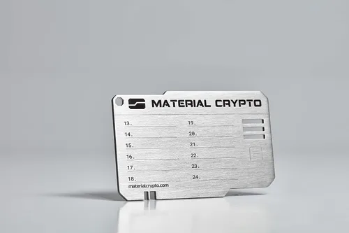 Vista 3 de Material Crypto DIY - Almacenamiento de semillas criptográficas Cartera de criptomoneda de acero indestructible Compatible con Seed Phrase