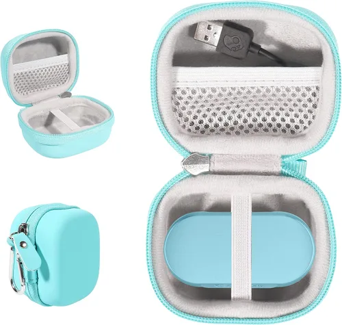 Vista 8 de Alltravel Funda para auriculares Skullcandy Sesh, Sesh ANC, Sesh Evo True Wireless in-Ear Auriculares (negro)