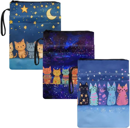 Vista 13 de Forchrinse Lindas fundas de libro de abejas para libros de bolsillo, 11.4 x 8.7 pulgadas, funda lavable de libro Sox para amantes de los libros