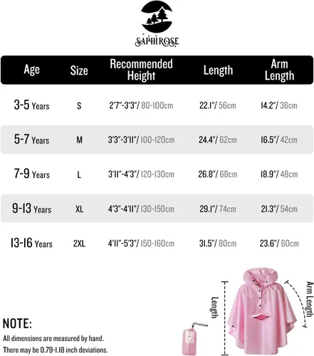 Vista 6 de Chaqueta ligera de poncho de lluvia para niños, impermeable, abrigo impermeable