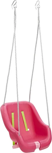Vista 2 de Little Tikes Columpio 2-en-1 ajustado y seguro, Magenta