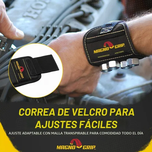 Vista 5 de Pulsera magnética MagnoGrip Negro