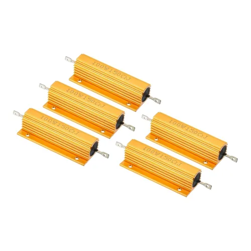 Vista 36 de PATIKIL Resistencia de carcasa de aluminio de 100 W 0.01 ohmios, paquete de 5 resistencias de carcasa de aluminio con carcasa de alambre enrollado
