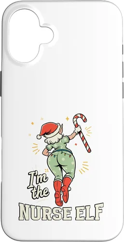 Vista 20 de I'm The Nurse Elf Funny Matching Family Christmas Group Case for iPhone 16
