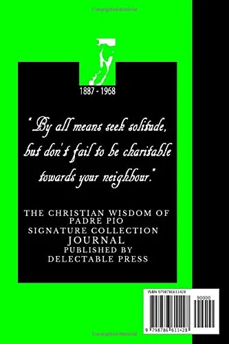 Vista 2 de The Christian Wisdom Of Padre Pio - Signature Collection Journal These beautiful and contemporary design Journals bring famous men and women from