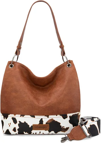 Vista 77 de Wrangler Hobo - Bolsas para mujer de cuero vegano con asa superior, bolsos de hombro y bolsos