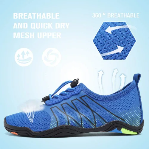 Vista 5 de Zapatos acuáticos para niños y niñas suela ligera y cómoda fácil de caminar calzado acuático y deportivo antideslizante tallas ToddlerLittle KidBig