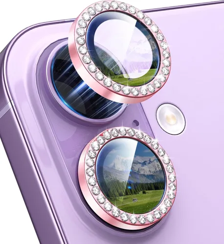 Vista 48 de Protector de lente de cámara para iPhone 15 Pro/iPhone 15 Pro Max, anillo de metal individual, dureza 9H, protector a prueba de arañazos, accesorios