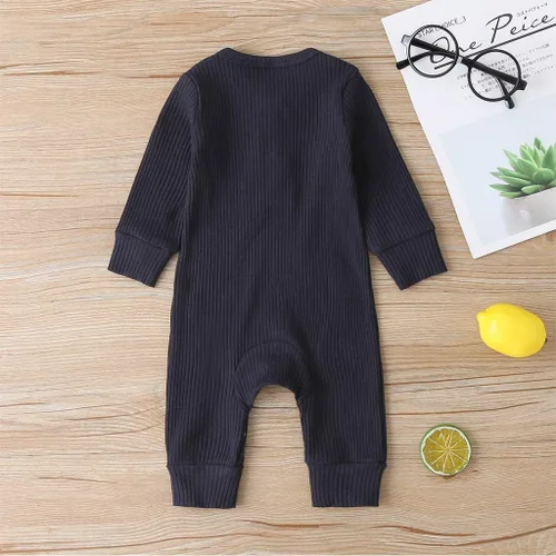 Vista 4 de Kuriozud Mameluco de una pieza para recién nacido, unisex, con botones, para bebé y niña