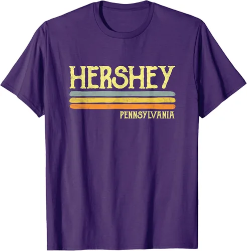 Vista 63 de Camiseta vintage de regalo de recuerdo de Hershey Pennsylvania PA, Negro, S