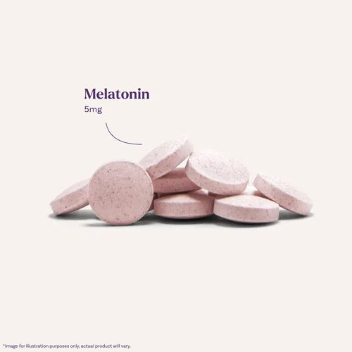 Vista 4 de Natrol Melatonina de disolución rápida de 5 mg, suplementos de melatonina para un sueño reparador, apoyo para el sueño para adultos, 30 tabletas