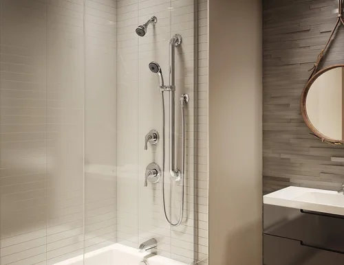 Vista 2 de Symmons S-9600TS-PLR-TRM Origins - Moldura de válvula de bañera/ducha (válvula no incluida)