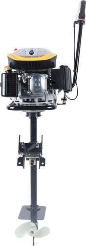 Vista 13 de Motor fuera de borda de 2 tiempos de 2.3 HP, motor de barco de gas de 52 cc, motor de gasolina, motor de lancha de pesca, motor de timbre, control
