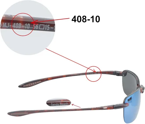 Vista 5 de Walleva - Lentes de repuesto para gafas de sol de playa Maui Jim Sandy varias opciones disponibles