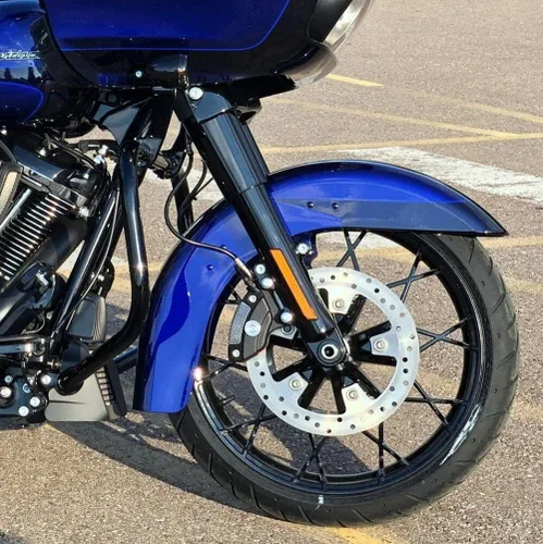 Vista 80 de HR3 Guardabarros delantero de whisky ámbar a juego compatible con Street Glide FLHX 2014 y Road Glide FLTRX 2016 (reemplazo para OEM)