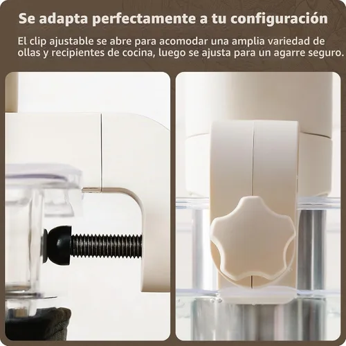 Vista 9 de Greater Goods Cocina Sous Vide, 1100 W, no necesita aplicación ni WiFi (blanco abeja)