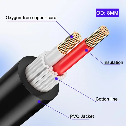 Vista 6 de MEIRIYFA Cables de altavoz profesional de Speakon a 1/4 de pulgada, macho Speakon a hembra de 1/4 de pulgada, cable de altavoz con bloqueo giratorio