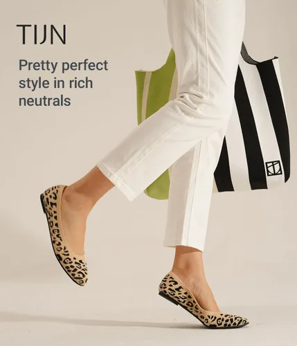 Vista 5 de TIJN Zapatos planos de ballet lavables a máquina para mujer, cómodos, informales, sin cordones, con punta redonda (Celexa)