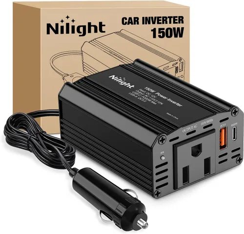 Vista 14 de Nilight Enchufe divisor para encendedor de cigarrillos de automóvil, división de 2 vías, 1 puerto a 2 puertos de corriente continua, adaptador